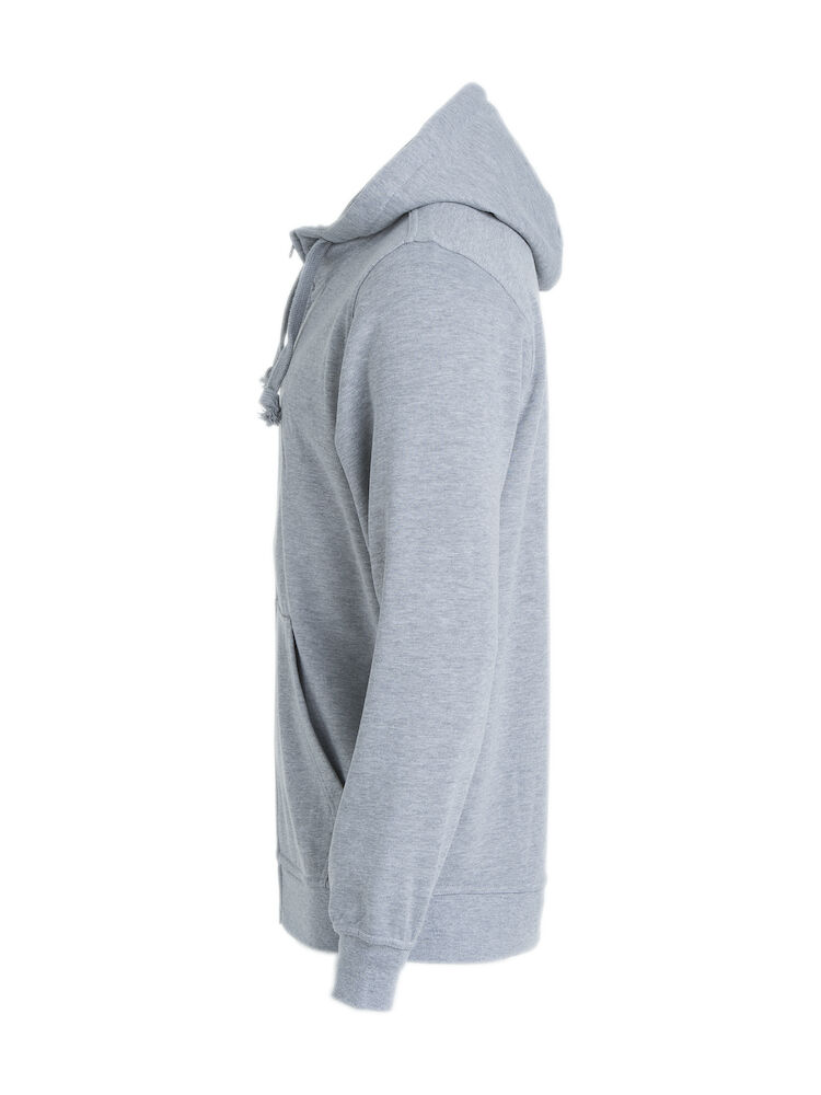 Basic Hoody Full Zip 95 graumeliert XS