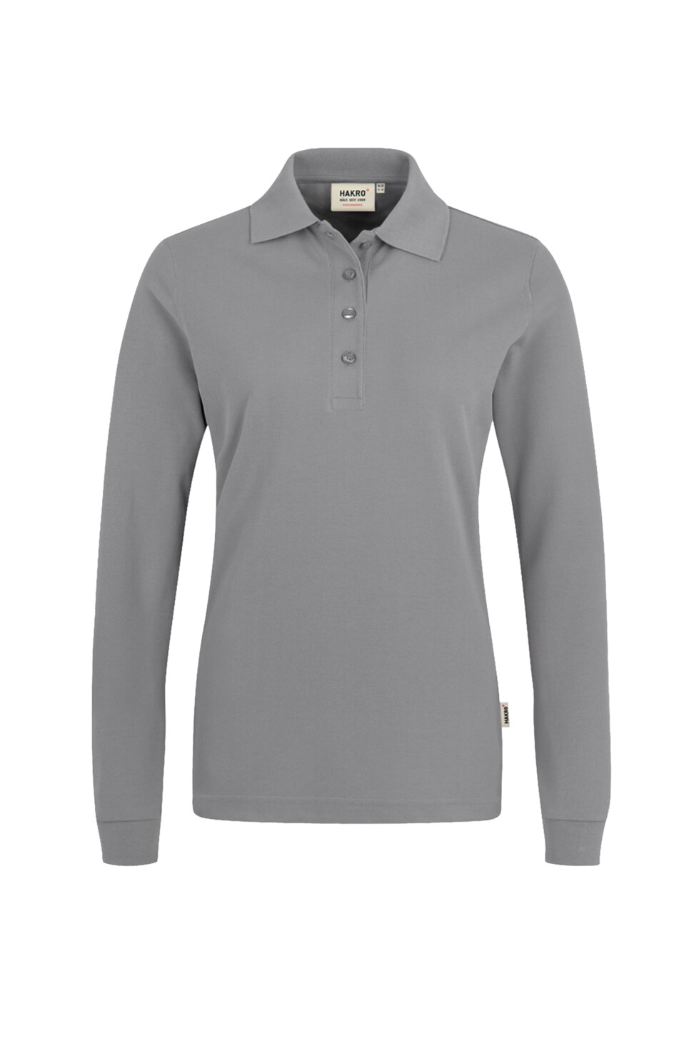 Hakro Damen Longsleeve-Poloshirt Mikralinar 043-titan 3XL