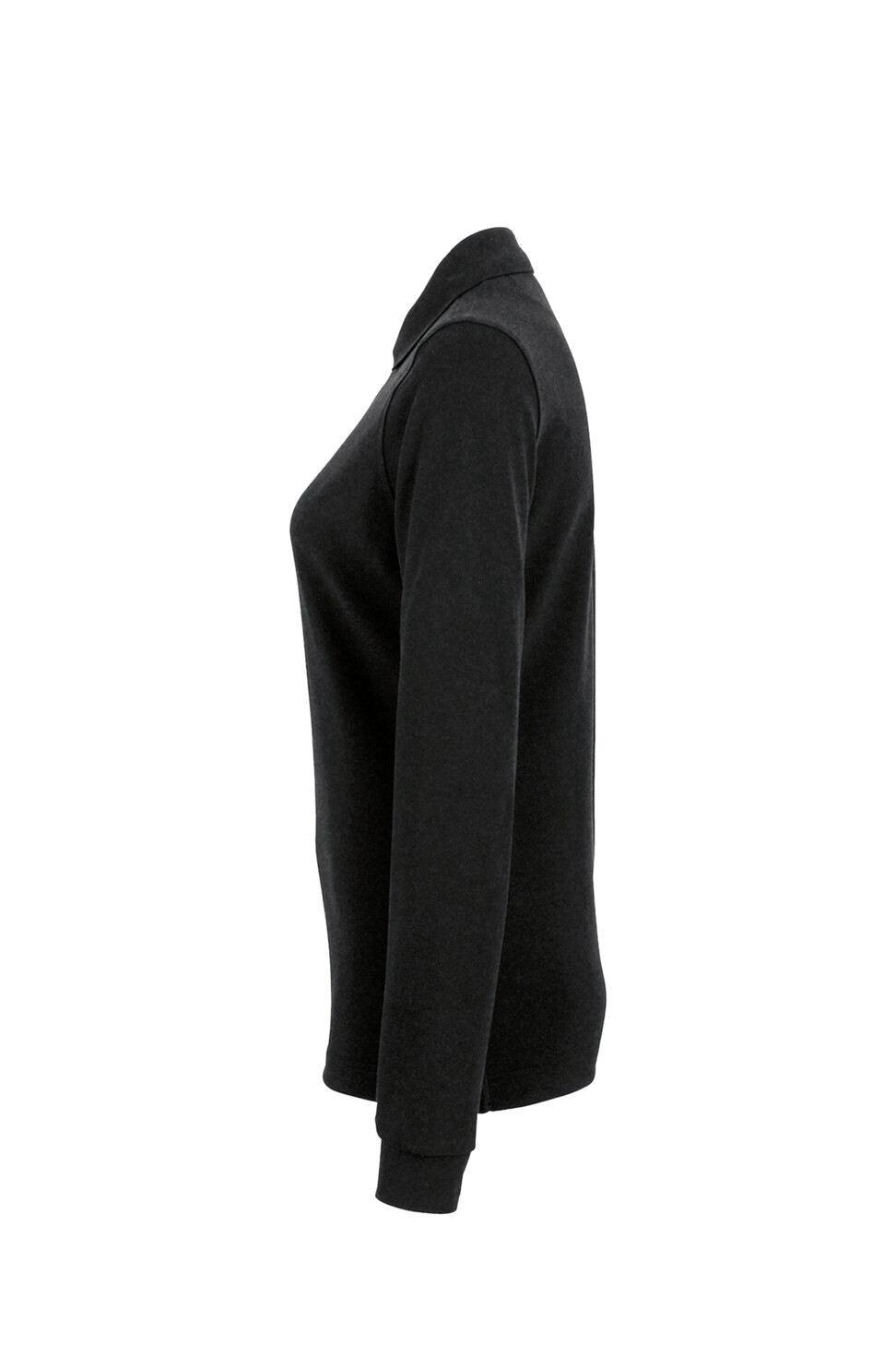 Hakro Damen Longsleeve-Poloshirt Mikralinar 005-schwarz XS