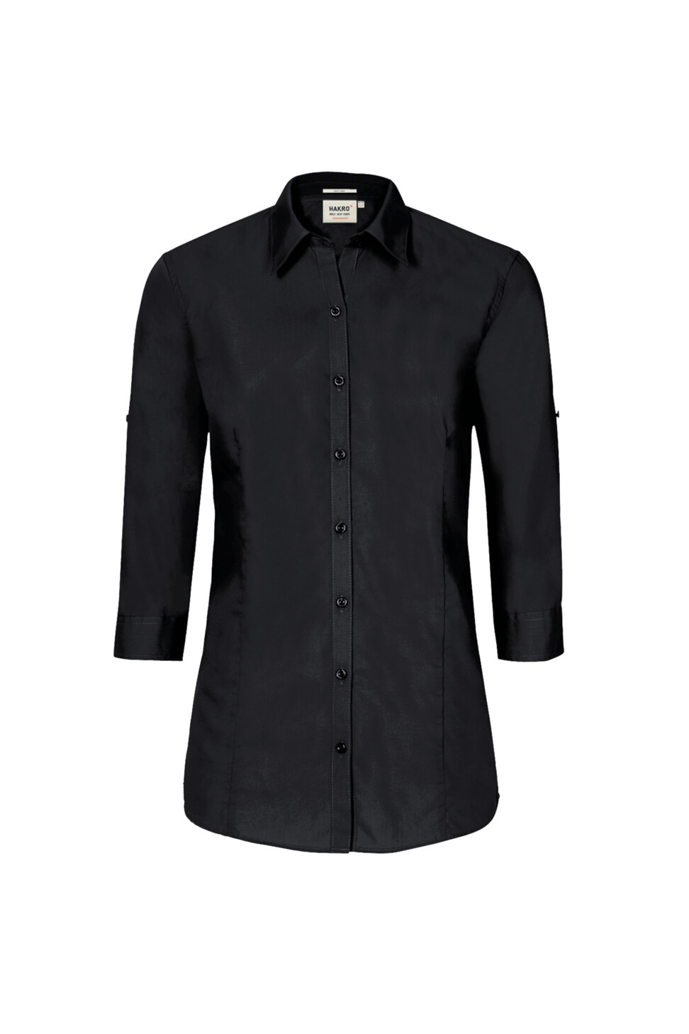Hakro 3/4-Arm-Vario Mikralinar Bluse 005-schwarz 3XL