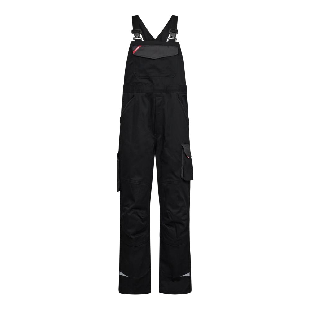 Galaxy Baumwolle Latzhose 2079 schwarz/anthrazit CH44C, Kurz
