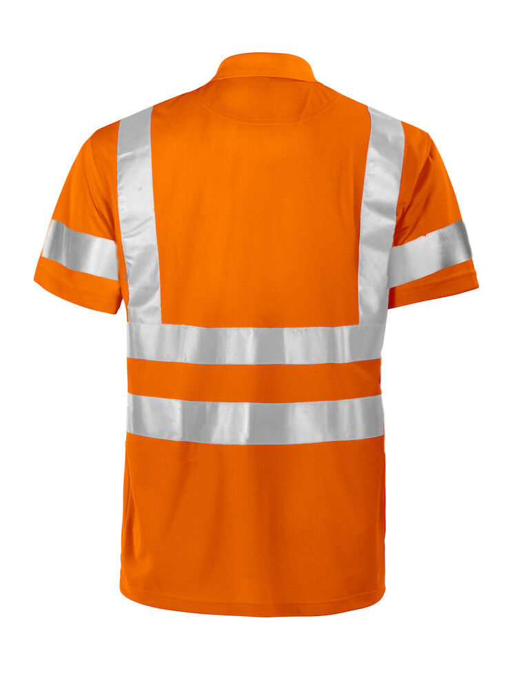 6011 PIQUÉ EN ISO 20471 KLASSE 3 17 orange L/XL