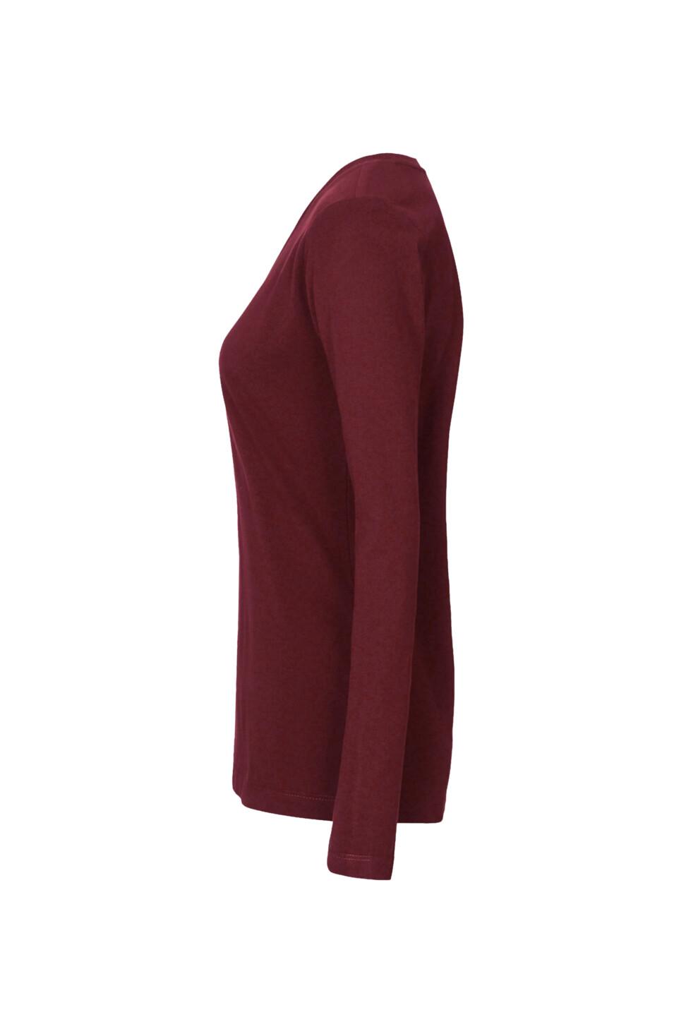 Hakro Damen Longsleeve Mikralinar 017-weinrot L