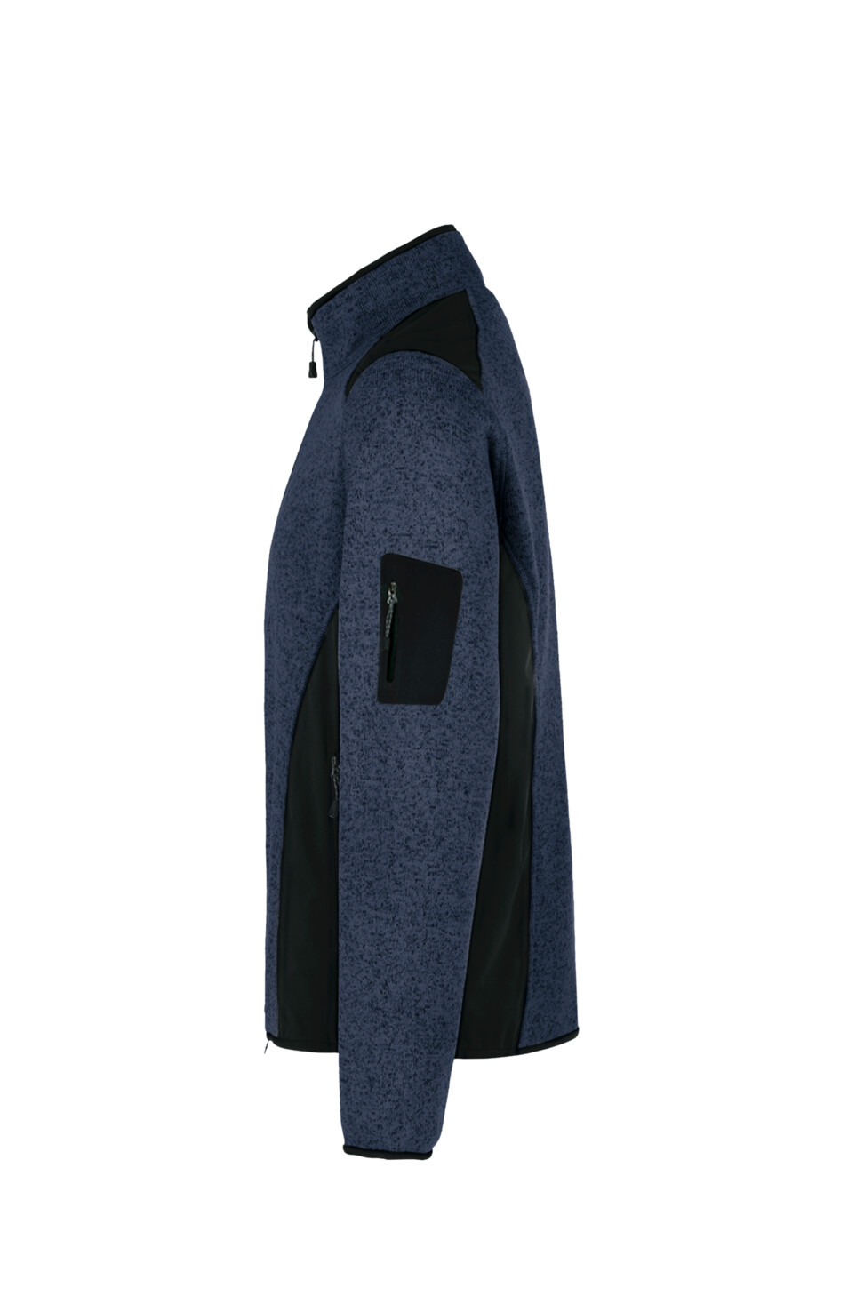Hakro Strickfleecejacke Dawson 329-marine meliert XS