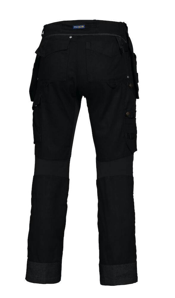 5524 ARBEITSHOSE MIT STRETCHEINSÄTZEN, KNIEVERSTÄRKUNG UND HÄNGETASCHEN 99 schwarz C56, Standard