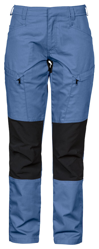 2521 DAMEN ARBEITSHOSE MIT STRETCHEINSÄTZEN MODERNER SCHNITT 53 himmelblau C44