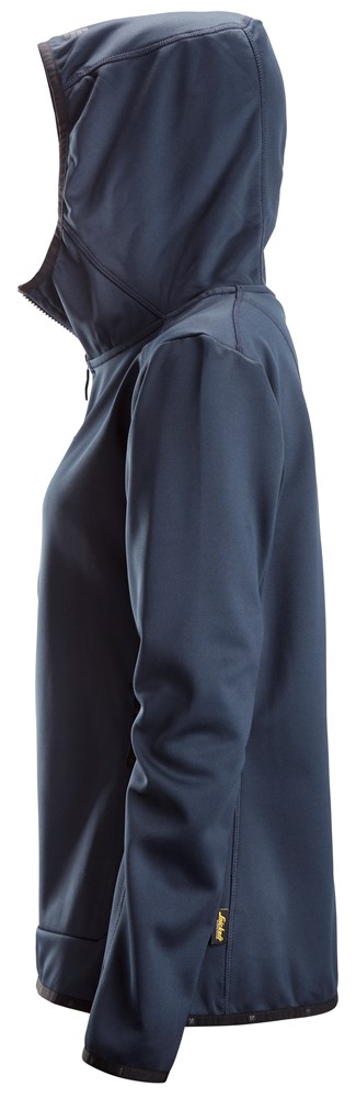Damen-Kapuzenjacke mit durchgehendem Reißverschluss