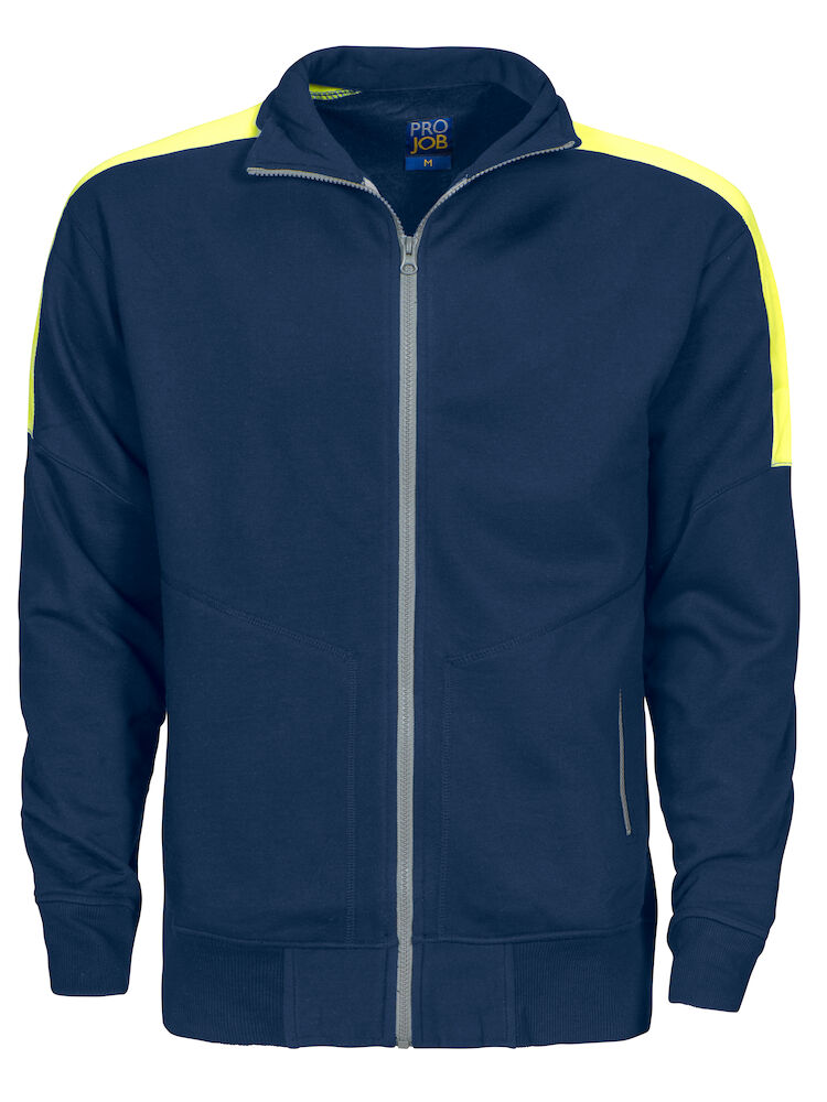 2123 SWEATSHIRT 5810 marine/gelb hv XL