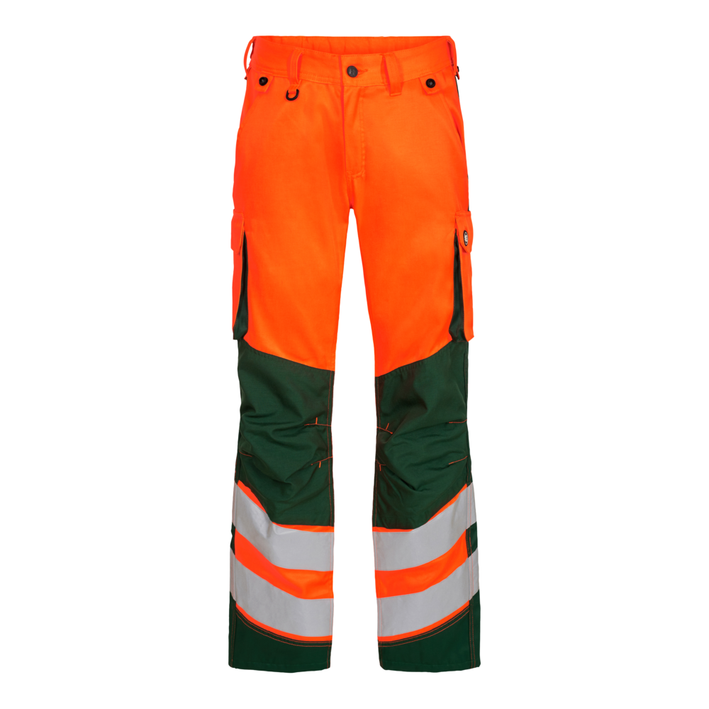 F. Engel Safety Light Hose Cordura 101 orange/grün CH48L, Lang