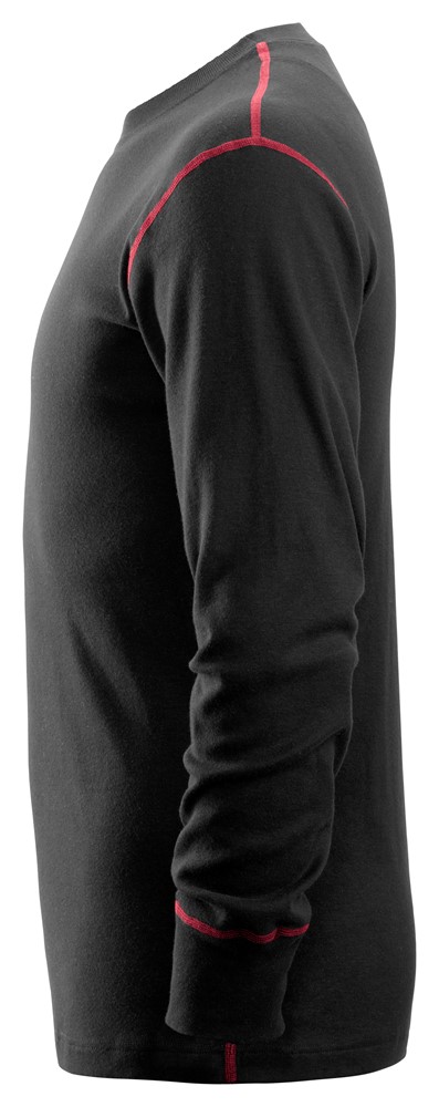 Langarm-Rundhalsshirt