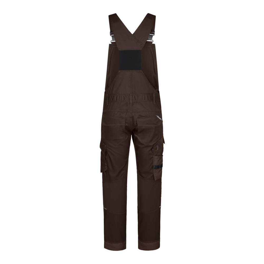 F. Engel X-treme Stretch Latzhose 167 mocca braun CH48C, Kurz