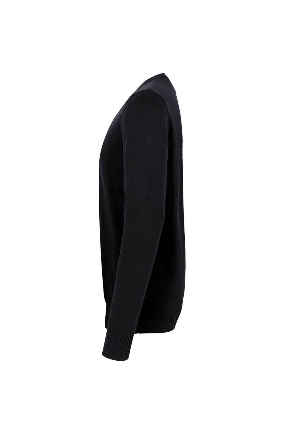 Hakro V-Pullover Baumwolle 005-schwarz M