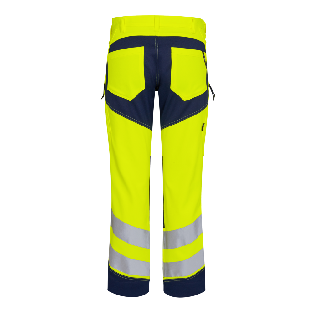 F. Engel Safety Hose Cordura 38165 gelb/blauink CH48C, Kurz