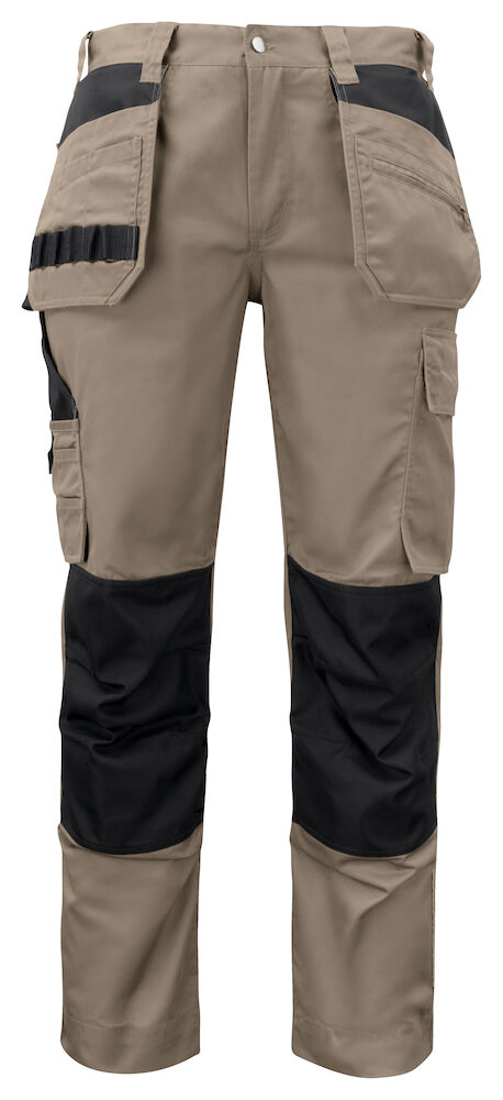 5531 ARBEITSHOSE MIT KNIEVERSTÄRKUNG UND HÄNGETASCHEN MODERNER SCHNITT 82 khaki C64, Standard