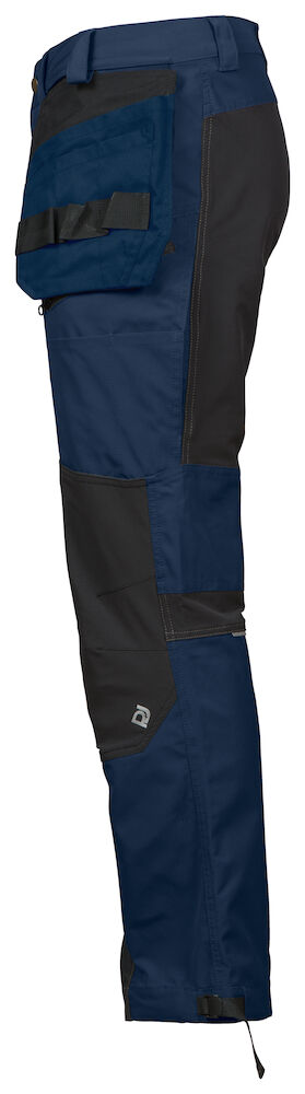 3520 ARBEITSHOSE MIT ABNEHMBAREN HÄNGETASCHEN MODERN GESCHNITTEN 58 marineblau D96, Kurz