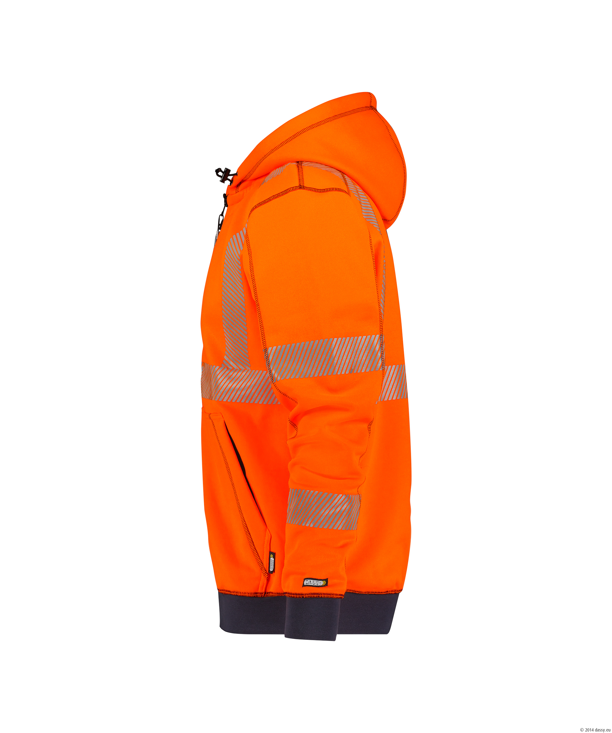 DASSY® Evans 6681-neonorange-dunkelblau M