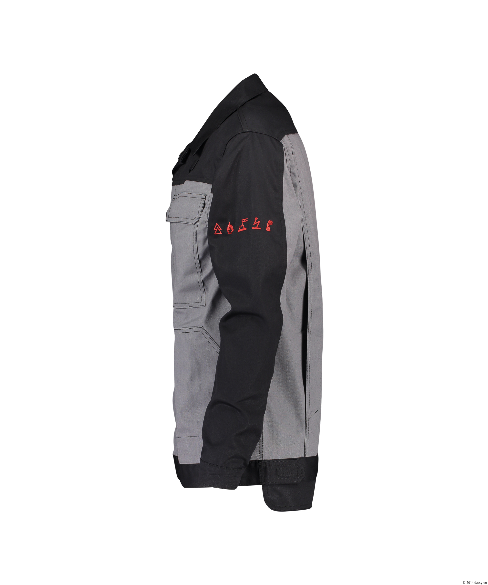 DASSY® Kiel 6474-grafitgrau-schwarz XS