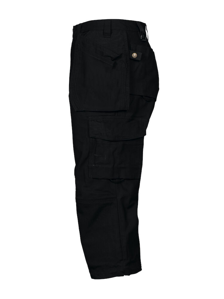 5517 PIRATENHOSE MIT HÄNGETASCHEN UND KNIEVERSTÄRKUNG 100% BAUMWOLLE MIT HÄNGETASCHEN 99 schwarz C52
