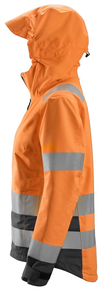 Wasserdichte High-Vis-Softshell-Jacke für Damen, Warnschutzklasse 2/3